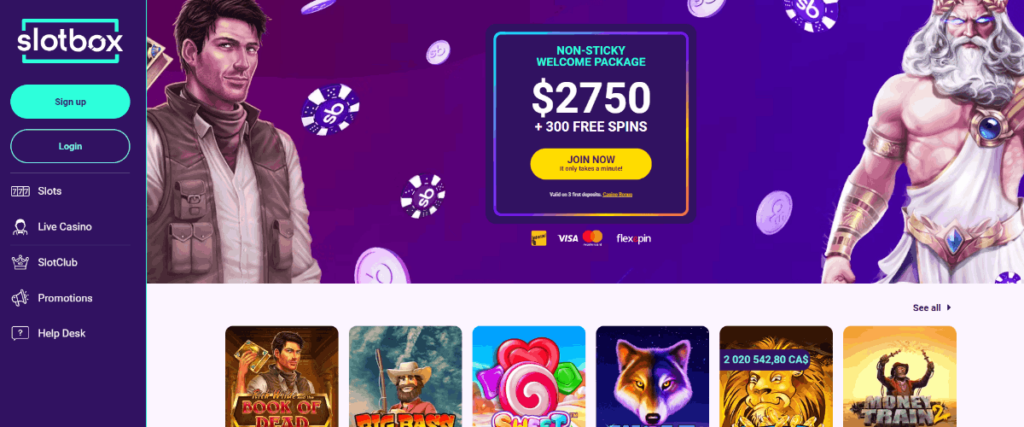 Slotbox Crypto Casino